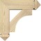 Ekena Millwork Westlake Arts and Crafts Rough Sawn Bracket w/ Offset Brace, Douglas Fir, 6"W x 18"D x 18"H BKT0604X18X18WTL03RDF - alternate 3